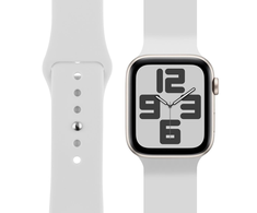 OBAL:ME silikoninė apyrankė skirta Apple Watch 38-41mm S-M baltos spalvos