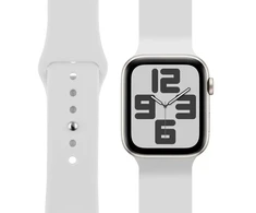 Obal:Me smartwatch strap for Apple Watch (38/40/41 mm) | Silicone | baltas