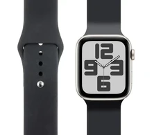 OBAL:ME silikoninė apyrankė skirta Apple Watch 42-49mm M-L juodos spalvos