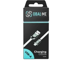 OBAL:ME Sleek USB-A/Lightning kabelis baltos spalvos