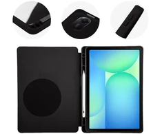 OBAL:ME SolidTab Case for Samsung Galaxy Tab S10 Lite/S9/S9 FE/S10 FE Juodas