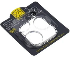 OEM 5D Full Glue kameros grūdintas stiklas – skirtas iPhone 16 Pro skaidrus