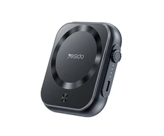 4Kom Yesido Power bank 5000mAh YP59 3in1 – Typ C – magnetinis belaidis 15W juodos spalvos