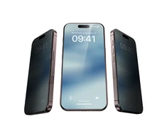 Benks Apsauginis stiklas Air Shield Privacy Glass (TF67) skirtas Apple iPhone 17/16 Pro juodas – 10 vnt