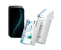 Benks Apsauginis stiklas Air Shield Privacy Glass (TF70) skirtas Apple iPhone 17 Pro Max juodas – 10 vnt