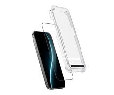 Benks Apsauginis stiklas Glass Warrior Sapphire Coating skirtas Apple iPhone 17 Pro juodas