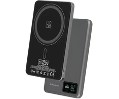 Oem Blavec Power Bank 5000mAh BJ-03 Ultra Slim 7,8mm – Type C – 22,5W magnetic Magsafe 3 in 1 (PBBJ03-MC5G) pillows spalvos aluminum