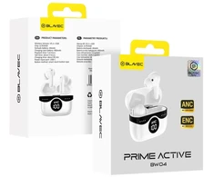 Oem Blavec Bluetooth TWS Ausinės BW04 Prime Active ANC+ENC (BW04PA-W) baltos spalvos