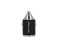 Blavec Automobilinis įkroviklis BS-02B-C Aero – USB + Type C – QC 3.0 18W PD 30W su Type C į Type C kabeliu (CCBS02BCA-UCB) juodos spalvos