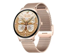 Oem Blavec išmanusis laikrodis M01 Vesta HD AMOLED (SWM01-RG) rose auksinis