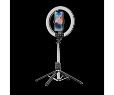 Blavec Selfie Ring lamp Aura LED Ring P-55 25cm tripod + remote control + 2,3 metres (RLP55-TRB23) juodos spalvos