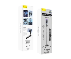 Blavec Selfie Stick Aliuminio Fusion P-06 Magsafe tripod + remote control + holder 1,34 metres (SSFP06-MTRHB134) juodos spalvos