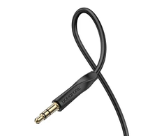Oem Borofone Kabelis BL16 – jack 3,5mm į jack 3,5mm – 1 metras juodos spalvos