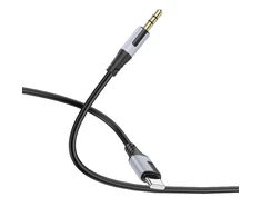 Audio kabelis Borofone BL19 USB-C to 3,5mm juodas