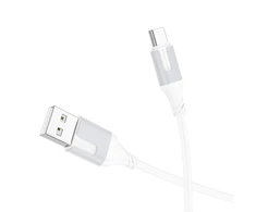 USB kabelis Borofone BX101 USB-A to USB-C 1.0m baltas