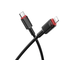 Borofone kabelis BX110 Beneficio – USB į Lightning – 2,4A 1 metras juodos spalvos