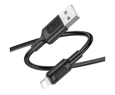 Borofone kabelis BX111 Feliz – USB į Type C – 3A 1 metras juodos spalvos