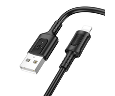 Borofone kabelis BX111 Feliz – USB į Type C – 3A 1 metras juodos spalvos