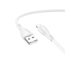 Borofone Cable BX121 Energy – USB to Lightning – 2,4A 1 metre baltos spalvos