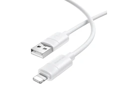Borofone kabelis BX123 Leya – USB to Lightning – 12W 2,4A 1 m baltas