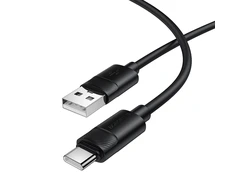 Borofone kabelis BX123 Leya – USB to Typ C – 36W 3A 1 m juodas