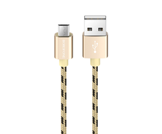 Oem Borofone Kabelis BX24 Ring Current – USB į Micro USB – 2,4A 1 metras aukso spalvos