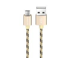 Oem Borofone Kabelis BX24 Ring Current – USB į Micro USB – 2,4A 1 metras aukso spalvos