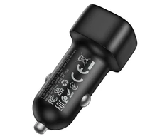 Borofone automobilinis įkroviklis BZ34A Cloud – Type C – PD 20W juodos spalvos