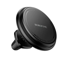 Borofone Car holder BH135 Parker magnetic to air vent juodos spalvos