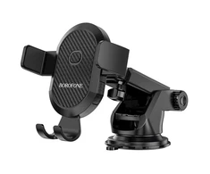 Borofone automobilinis laikiklis BH39 Amazing Bay with suction cup juodos spalvos