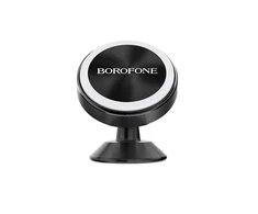 Automobilinis telefono laikiklis Borofone BH5 Platinum, tvirtinamas ant prietaisų skydelio, magnetinis