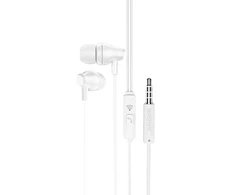 Oem Borofone Ausinės BM61 Wanderer su mikrofonu baltos spalvos