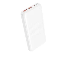 Borofone Power Bank 10000mAh BJ80 Clever - 2xUSB + Type C - QC 3.0 22,5W PD 20W baltos spalvos