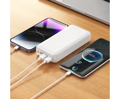 Borofone Power Bank 20000mAh BJ78A Clever – 2xUSB – juodos spalvos