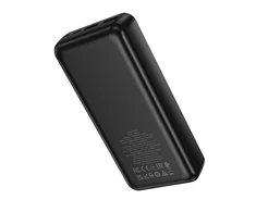 Borofone Power Bank 20000mAh BJ80A Clever – 2xUSB + Type C – QC 3.0 22,5W + PD 20W juodos spalvos