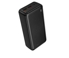 Borofone Power Bank 30000mAh BJ80B Clever – 2xUSB + Type C – QC 3.0 22,5W PD 20W juodos spalvos