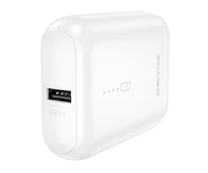 Borofone Power Bank 5000mAh BJ81 Stability – USB – baltos spalvos