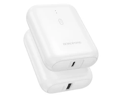 Borofone Power Bank 5000mAh BJ81 Stability – USB – baltos spalvos