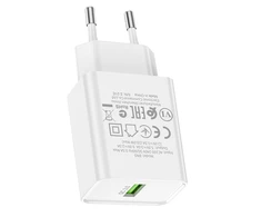 Dėklas Įkroviklis Borofone BN5 18W USB-A baltas