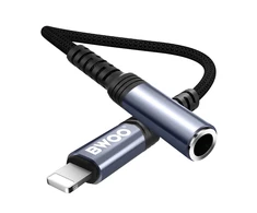 Oem BWOO garso adapterio kabelis BZ48 aux 3,5 mm į žaibolaidį juodas