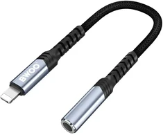 Oem BWOO Adapteris AUX 3,5 mm - žaibo juodas BZ48