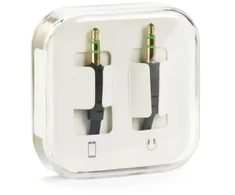 Oem Cable AUX Jack 3,5 mm (male) to Jack 3,5 mm (male) BOX 1 m juodas