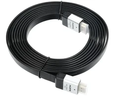 Oem PTC kabelis HDMI - HDMI didelės spartos kabelis ver. 2,0, 3,0m, plokščias