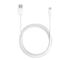 Topt Kabelis – USB į Micro USB – baltos spalvos (fast charge)
