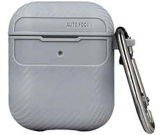 Dėklas Oem Carbon case for Airpods | Airpods 2 pilkas