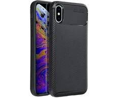 OEM dėklas, skirtas iPhone X / XS Carbon Premium juodas