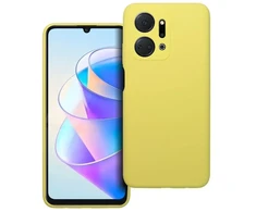OEM dėklas Honor X7A silikoniniam 2 mm dėklui (apsauginis fotoaparatas), geltonas