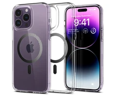 Spigen Ultra Hybrid (MagFit) dėklas skirtas Apple iPhone 15 Pro, spalva - Carbon Fiber