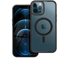 Dėklas Oem Case for iPhone 12 PRO MAX Color Edge Mag Cover compatible with MagSafe juodas