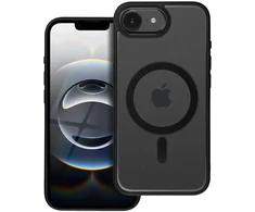 Oem Originalus dėklas, skirtas iPhone 16e (SE 4 2025) / 17e, spalvotas „Edge Mag Cover“, suderinamas su „MagSafe“ (juodas)